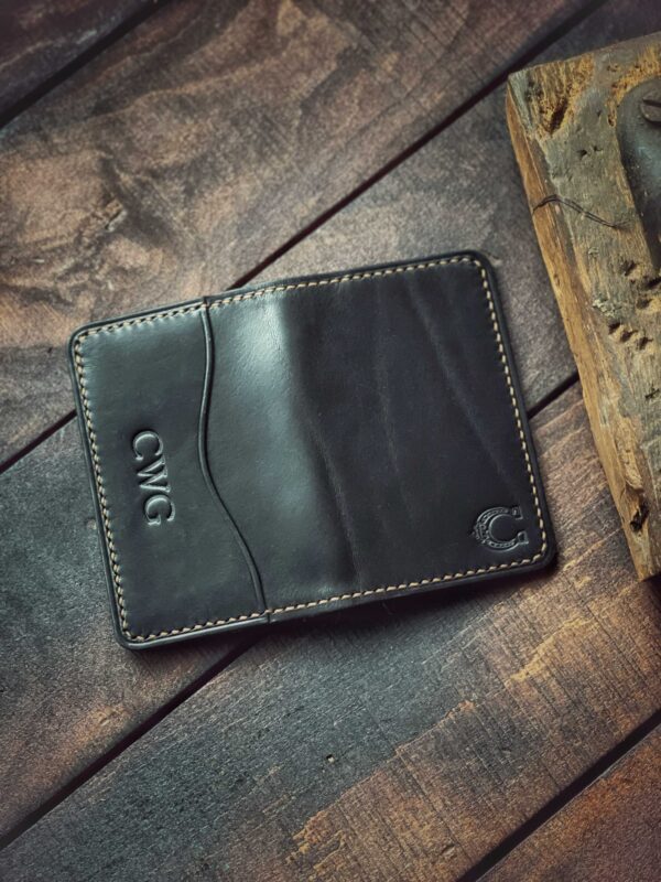 Folded Card Holder Black